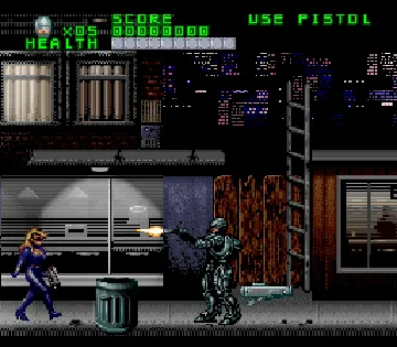 RoboCop versus The Terminator (USA) screen shot game playing